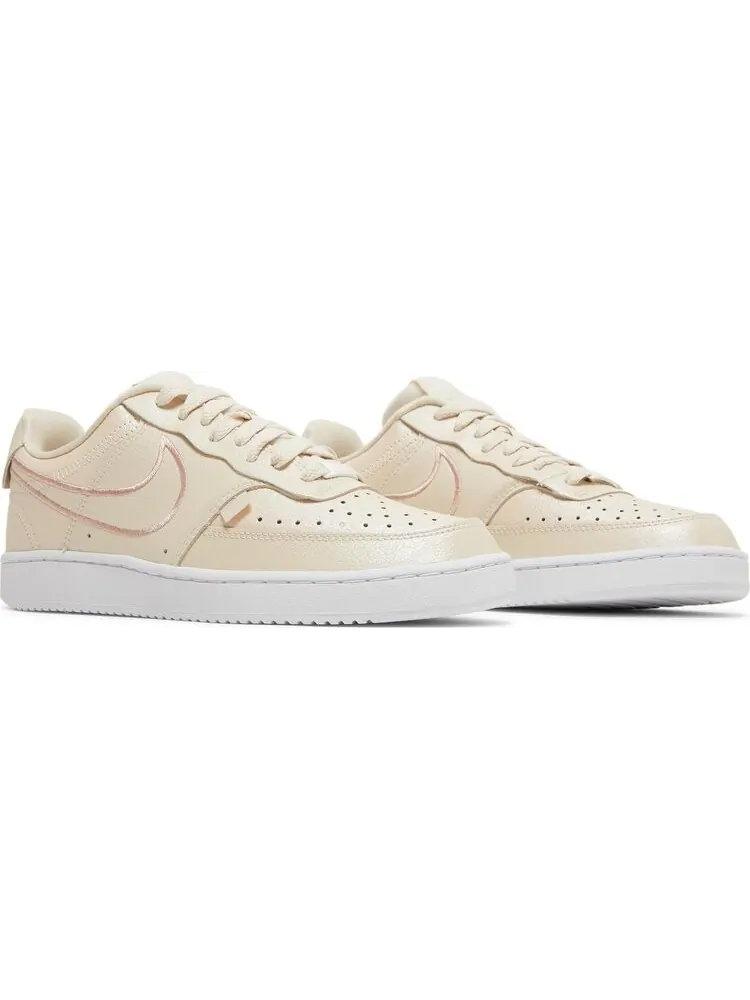 Кроссовки Nike Wmns Court Vision Low Premium 'Pearl White' — изображение 8 из 8, коричневый