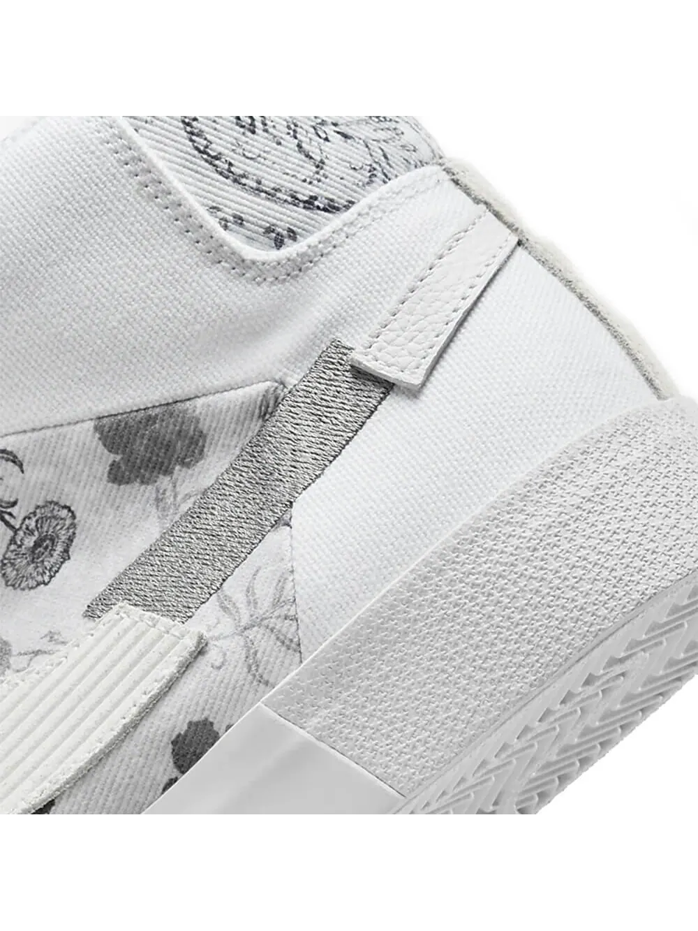 Скейтерские кеды Nike SB Zoom Blazer Mid Premium — изображение 6 из 6, белый
