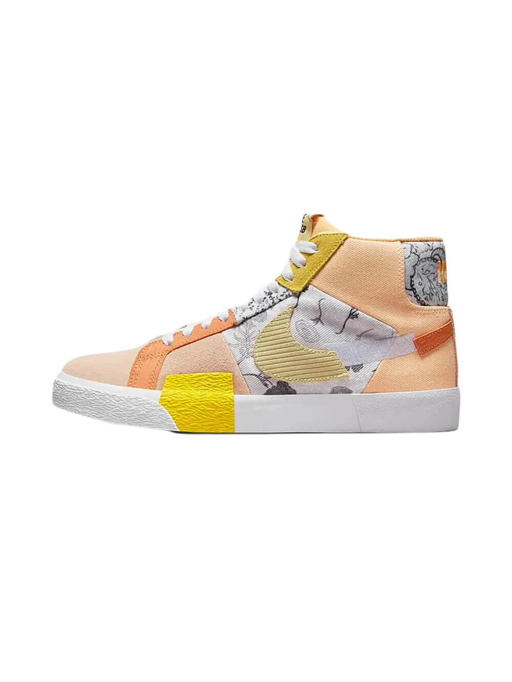 Скейтерские кеды Nike SB Zoom Blazer Mid Premium — изображение 1 из 6, желтый