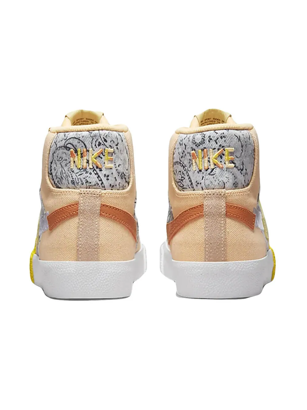 Скейтерские кеды Nike SB Zoom Blazer Mid Premium — изображение 3 из 6, желтый