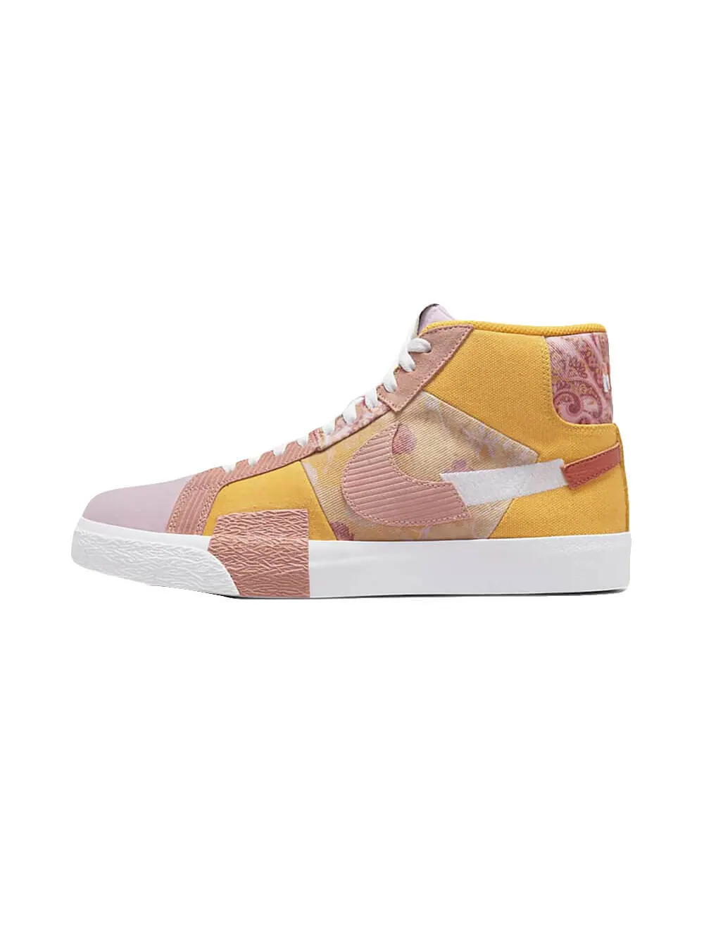 Скейтерские кеды Nike SB Zoom Blazer Mid Premium — изображение 1 из 6, оранжевый/розовый