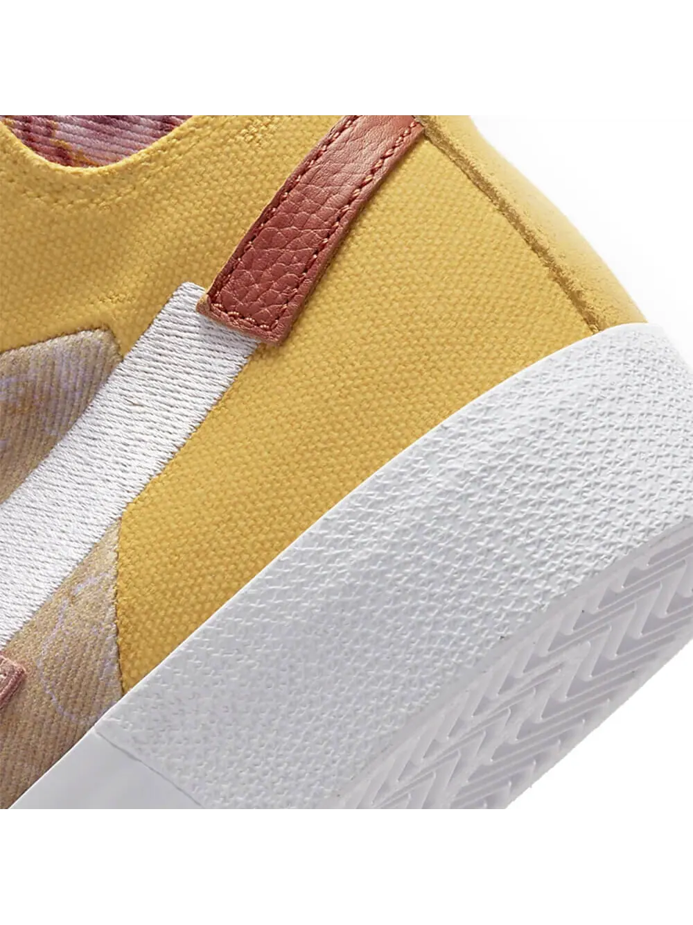 Скейтерские кеды Nike SB Zoom Blazer Mid Premium — изображение 6 из 6, оранжевый/розовый