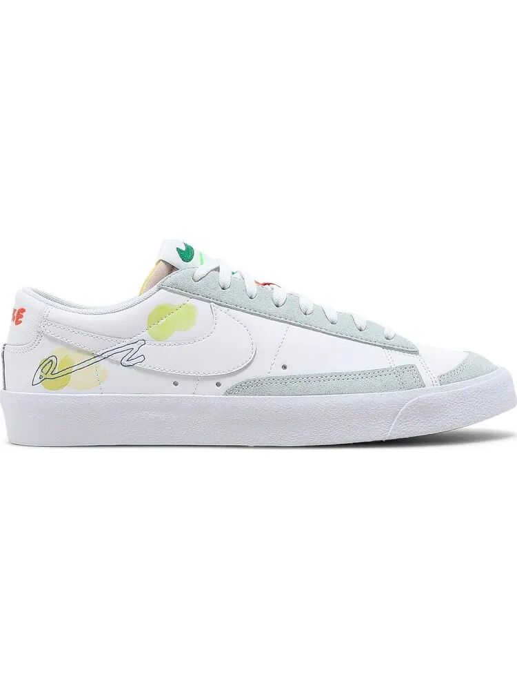 Кроссовки Nike Mayumi Yamase x Blazer Low '77 Flyleather 'Earth Day' — изображение 1 из 8, белый