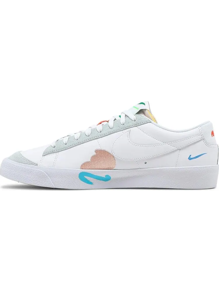 Кроссовки Nike Mayumi Yamase x Blazer Low '77 Flyleather 'Earth Day' — изображение 3 из 8, белый