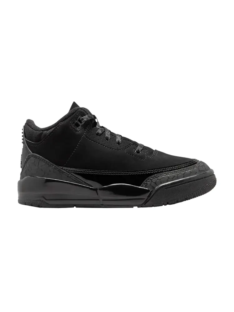 Кроссовки Air Jordan 3 Retro PS Black Cat2025 — изображение 1 из 1, черный