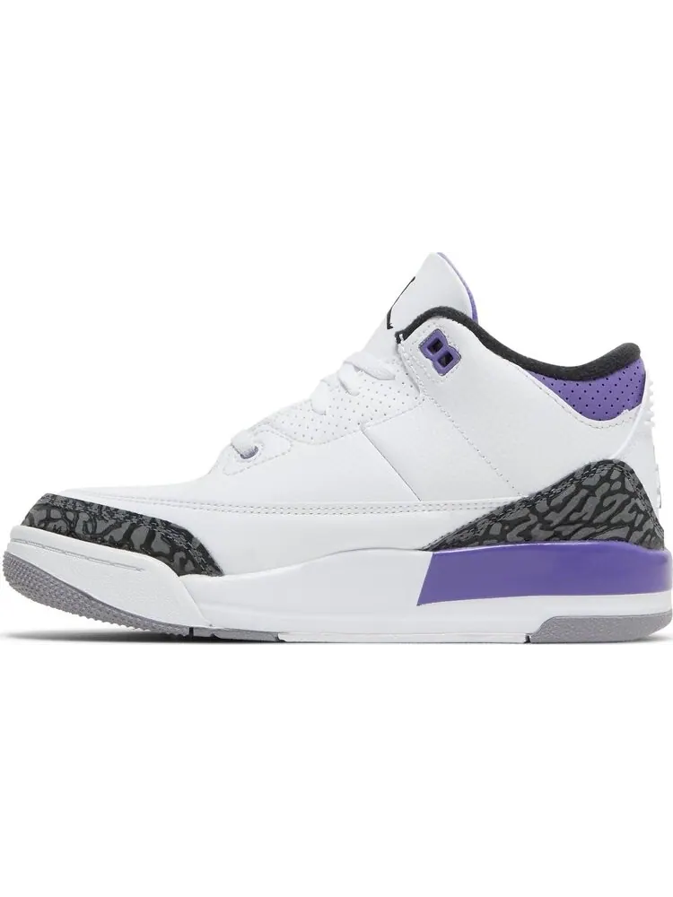 Кроссовки Air Jordan 3 Retro PS Dark Iris — изображение 3 из 8, белый