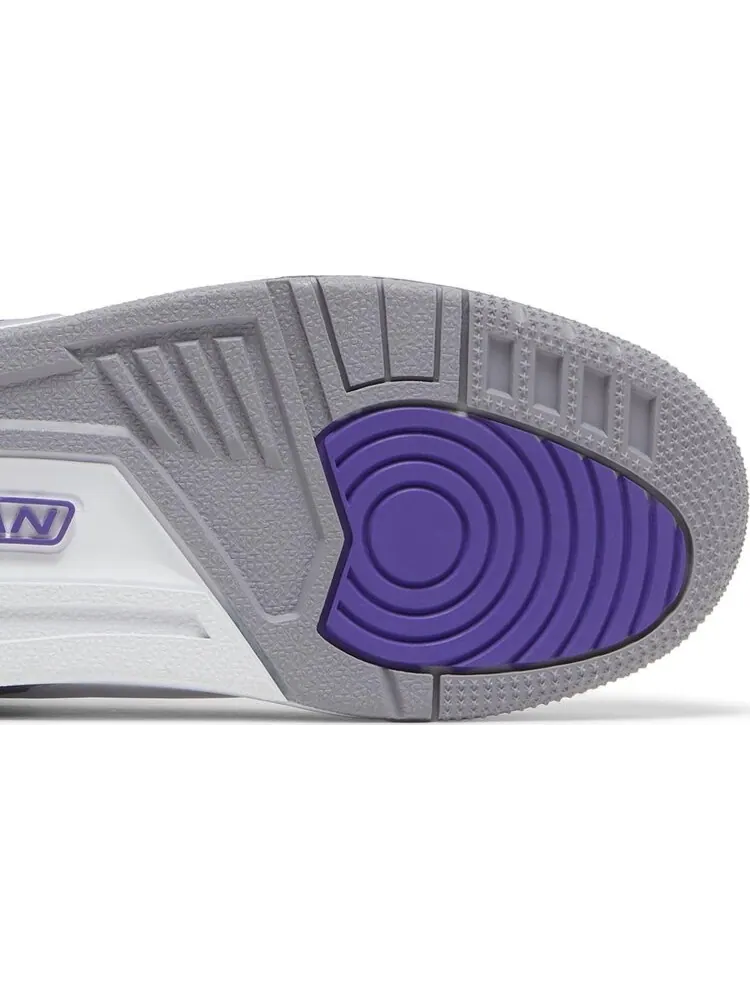 Кроссовки Air Jordan 3 Retro PS Dark Iris — изображение 5 из 8, белый