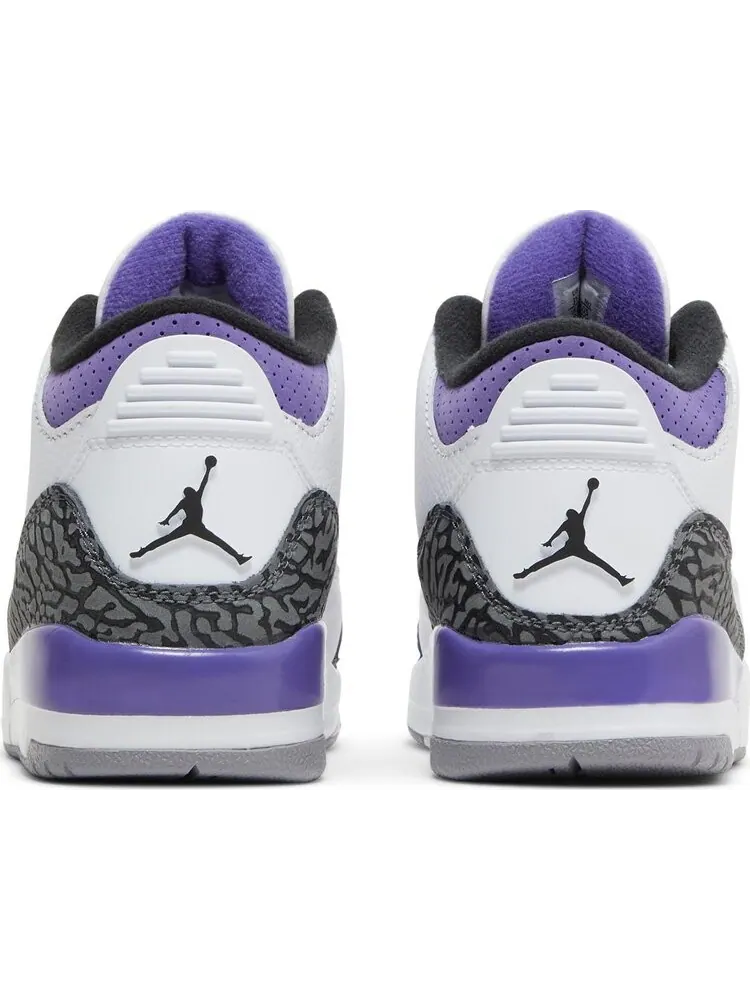 Кроссовки Air Jordan 3 Retro PS Dark Iris — изображение 6 из 8, белый