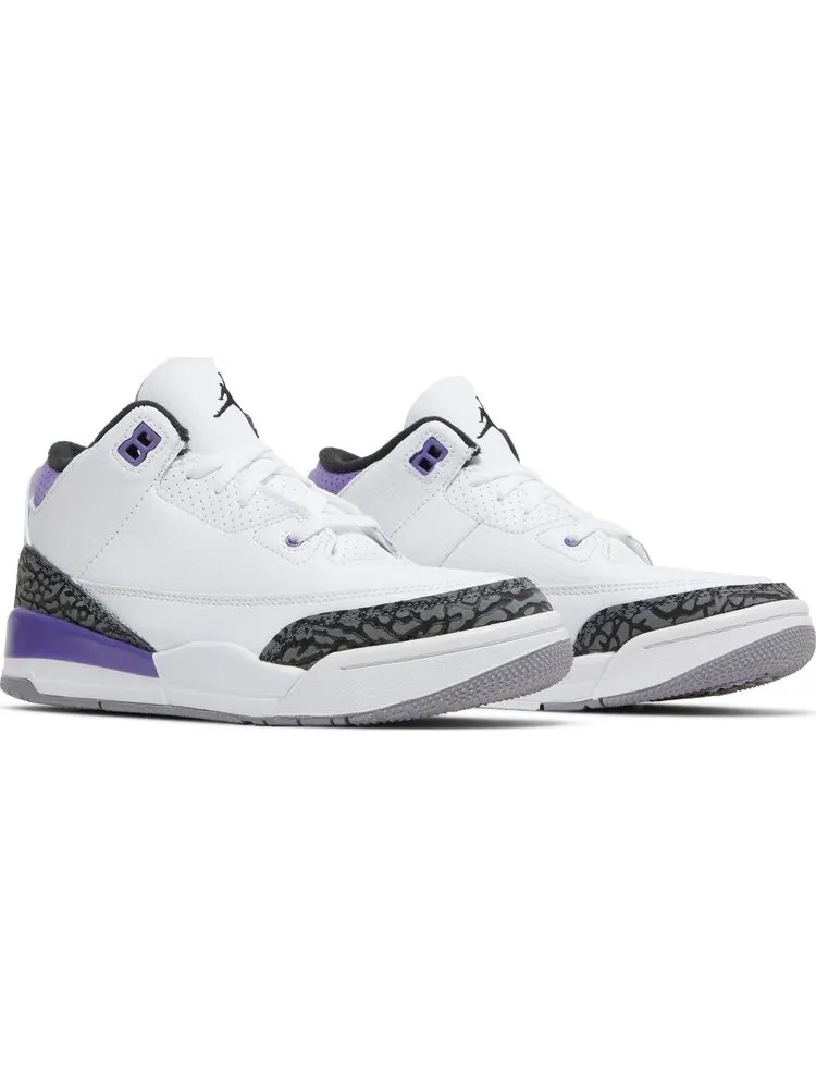 Кроссовки Air Jordan 3 Retro PS Dark Iris — изображение 8 из 8, белый