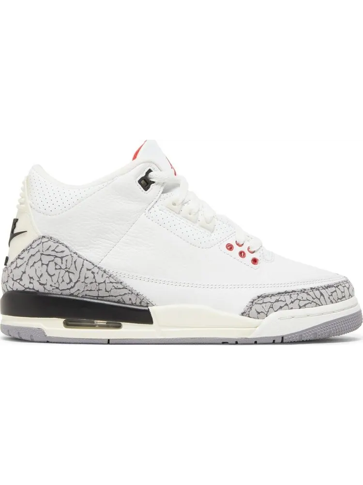 Кроссовки Air Jordan 3 Retro GS White Cement Reimagined — изображение 1 из 8, белый