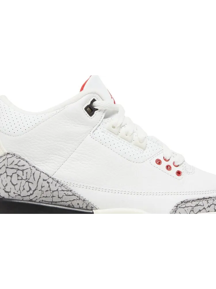 Кроссовки Air Jordan 3 Retro GS White Cement Reimagined — изображение 2 из 8, белый