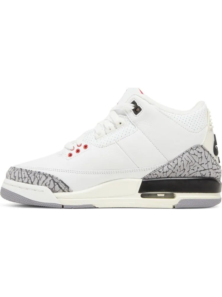 Кроссовки Air Jordan 3 Retro GS White Cement Reimagined — изображение 3 из 8, белый