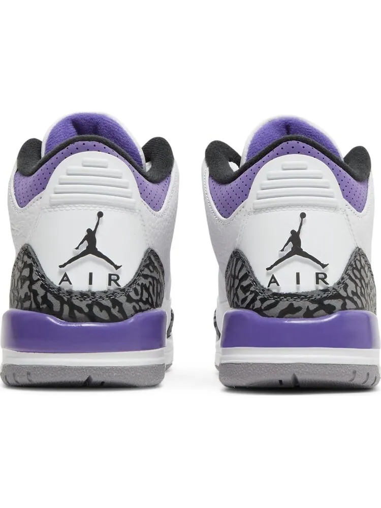 Кроссовки Air Jordan 3 Retro GS Dark Iris — изображение 6 из 8, белый
