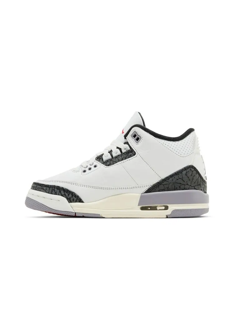Кроссовки Air Jordan 3 Retro GS — изображение 3 из 4, серый