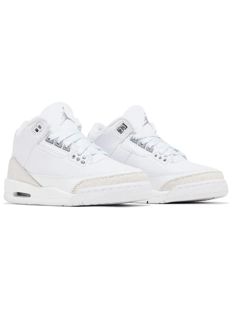 Кроссовки Air Jordan 3 Retro GS 'Pure Money' 2025 — изображение 8 из 9, белый