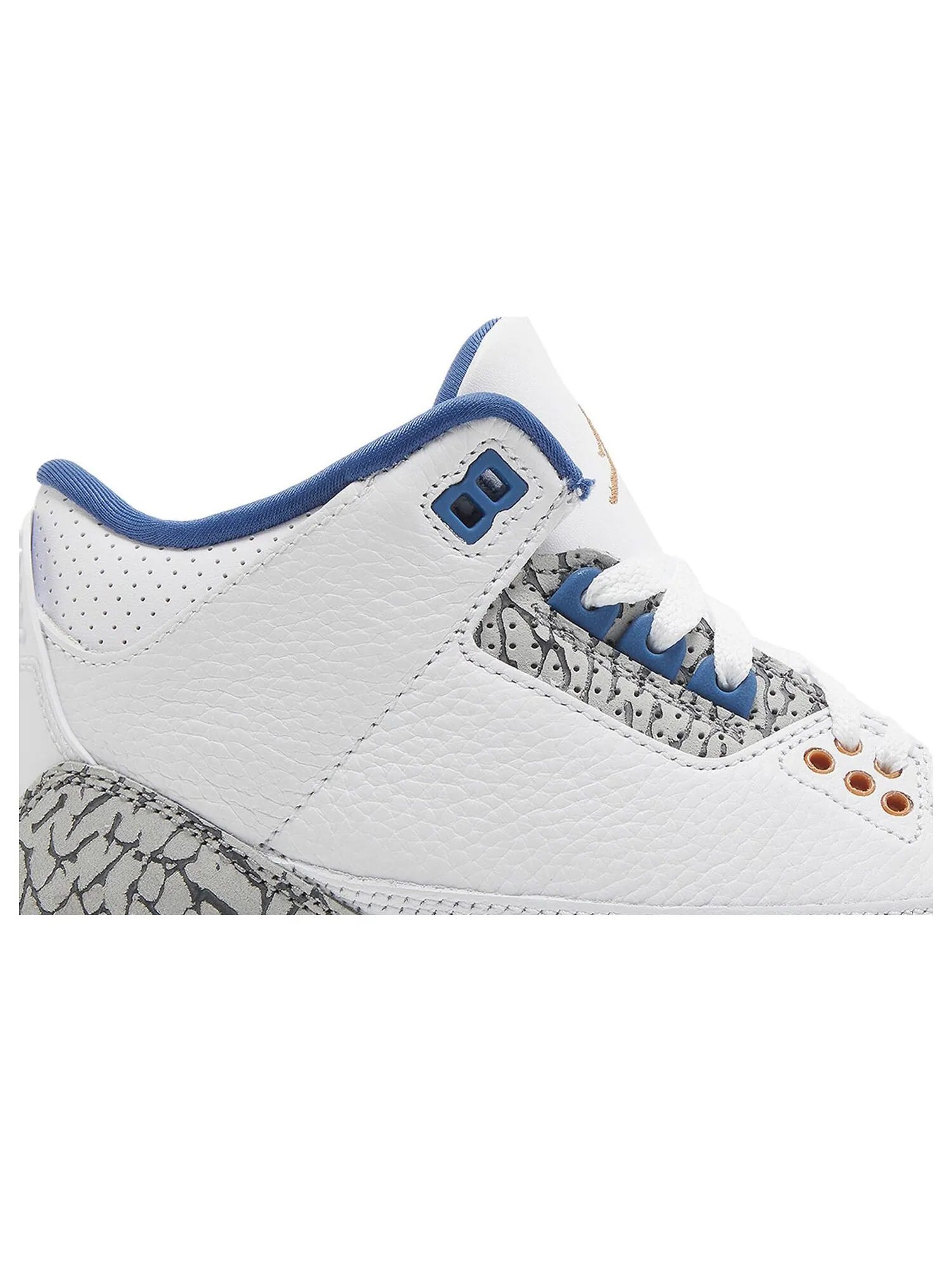 Кроссовки Air Jordan 3 Retro GS 'Washington Wizards' — изображение 2 из 8, белый