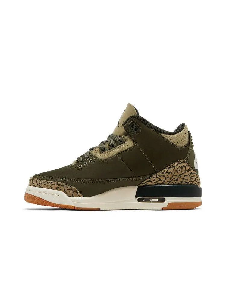 Кроссовки Air Jordan 3 Retro GS, Family Affair — изображение 3 из 8, зеленый