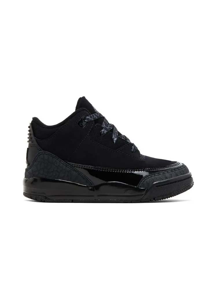 Кроссовки Air Jordan 3 Retro TD Black Cat2025 — изображение 1 из 6, черный