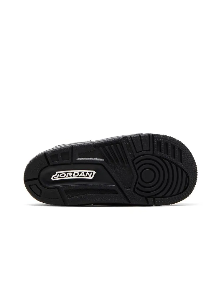 Кроссовки Air Jordan 3 Retro TD Black Cat2025 — изображение 4 из 6, черный