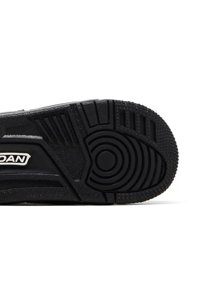 Кроссовки Air Jordan 3 Retro TD Black Cat2025 — изображение 5 из 6, черный