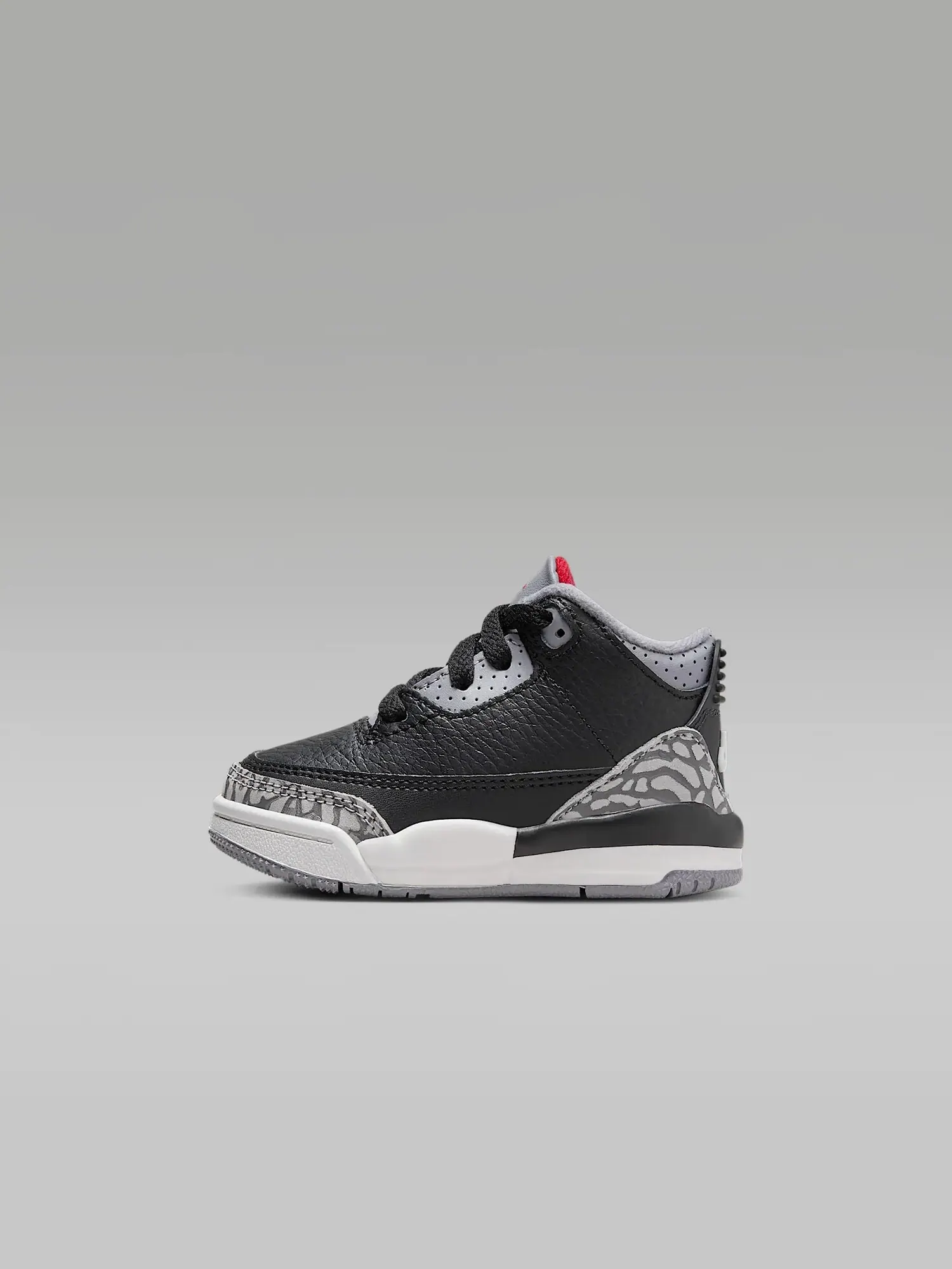 Кроссовки для малышей Nike Air Jordan 3 Retro 'Black Cement' — изображение 1 из 7, черный/серый
