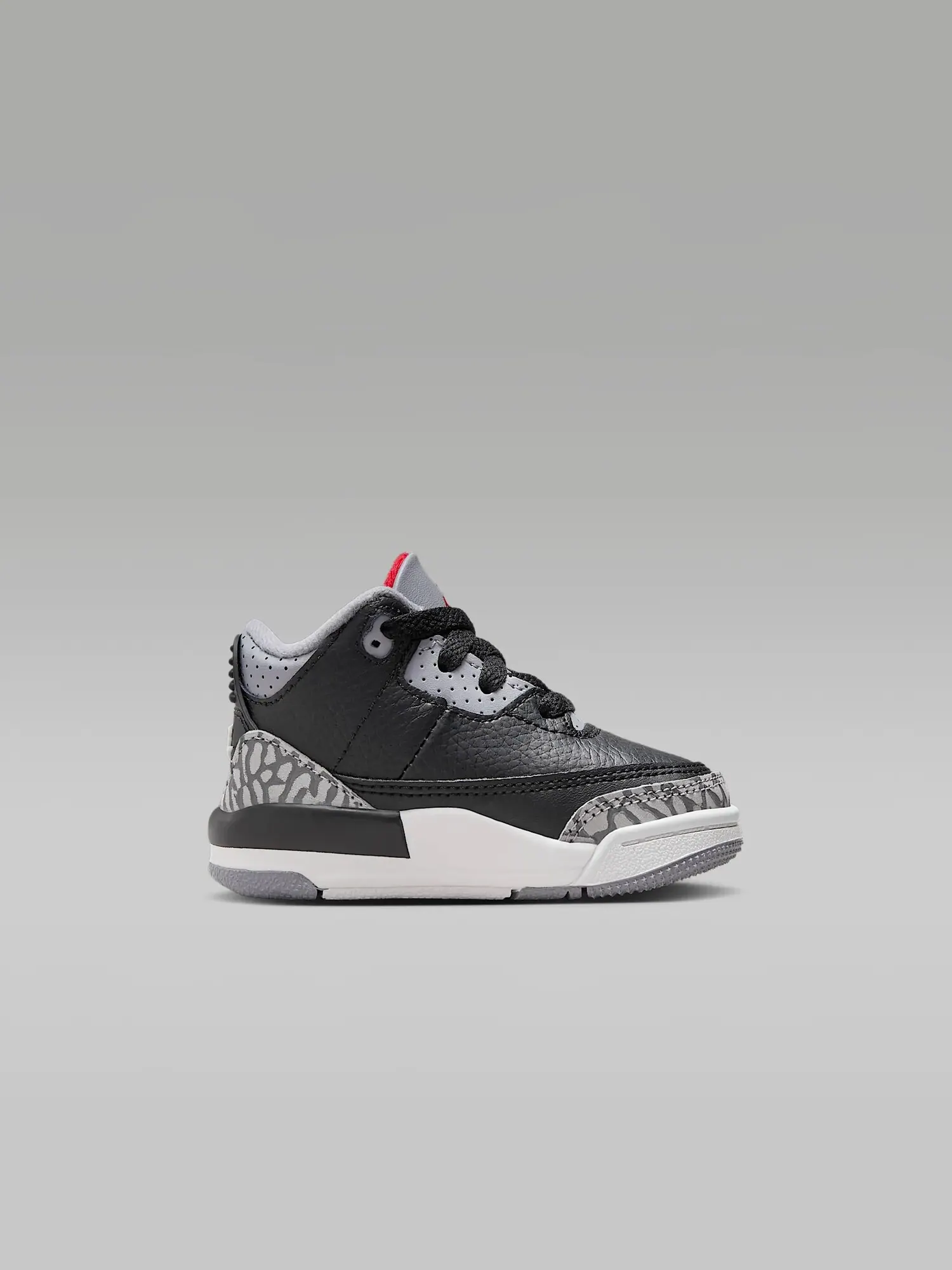 Кроссовки для малышей Nike Air Jordan 3 Retro 'Black Cement' — изображение 6 из 7, черный/серый