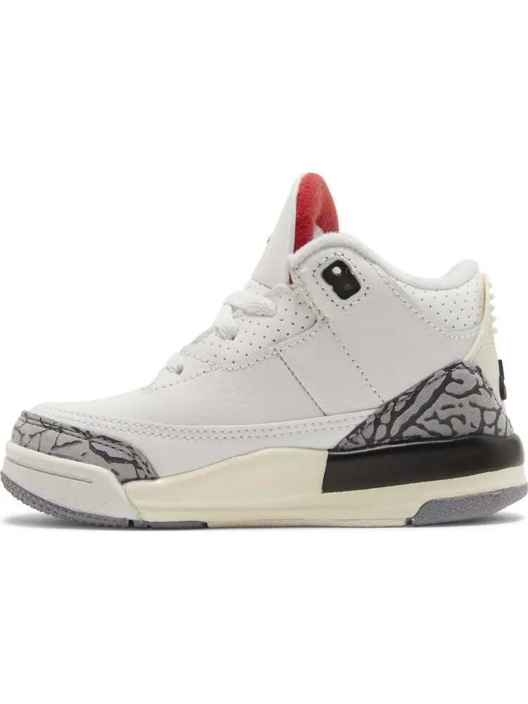 Кроссовки Air Jordan 3 Retro TD White Cement Reimagined — изображение 3 из 8, белый
