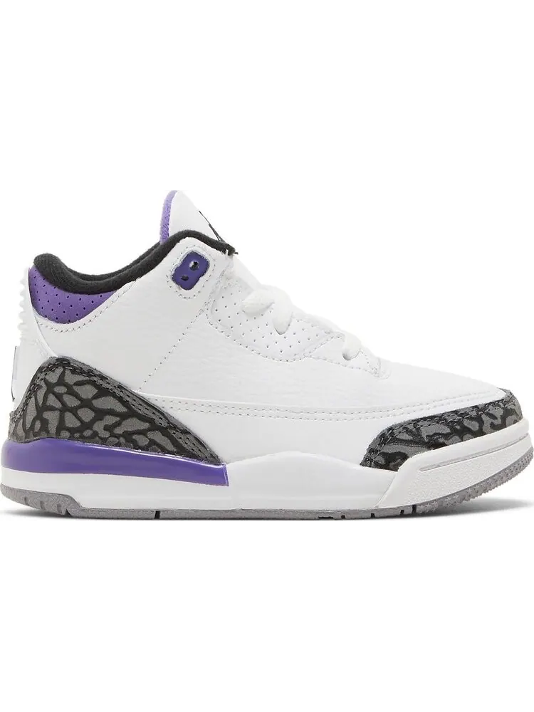 Кроссовки Air Jordan 3 Retro TD Dark Iris — изображение 1 из 8, белый