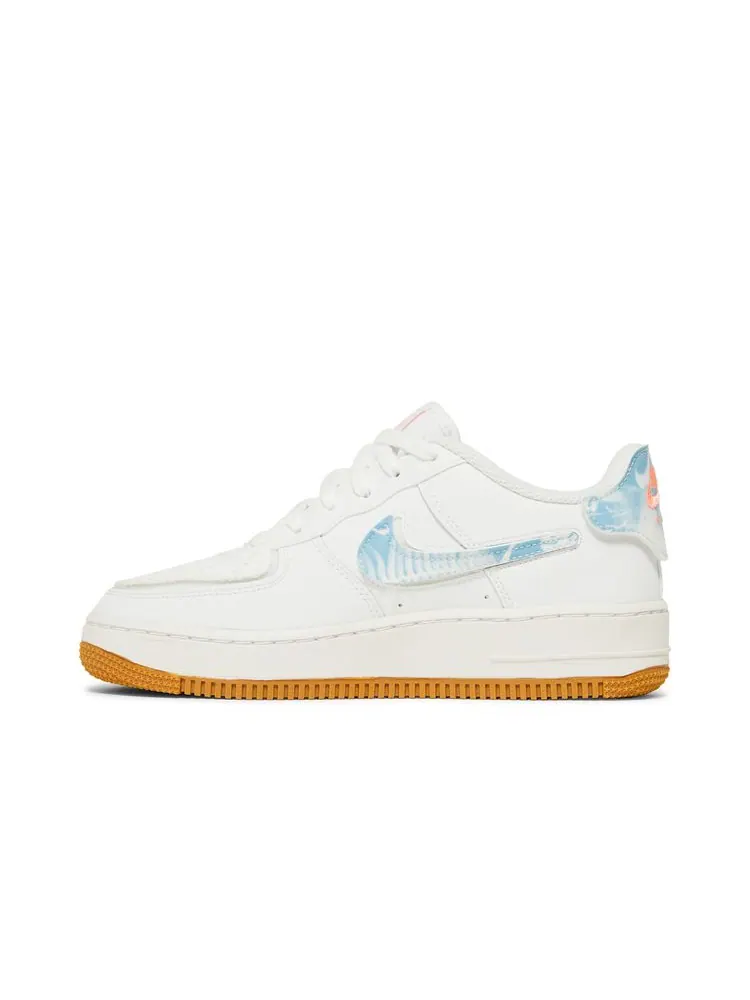 Кроссовки Air Force 1 GS 'White Bleached Coral Clouds' — изображение 3 из 8, белый