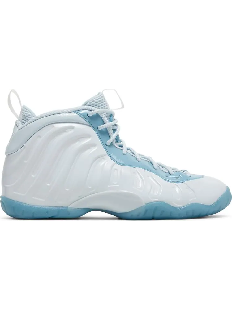 Кроссовки Nike Little Posite One GS 'Aura Worn Blue White' — изображение 1 из 8, белый