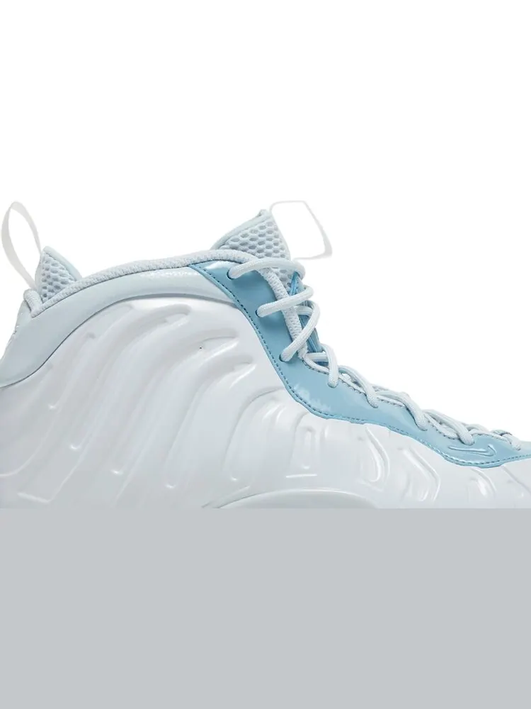 Кроссовки Nike Little Posite One GS 'Aura Worn Blue White' — изображение 2 из 8, белый