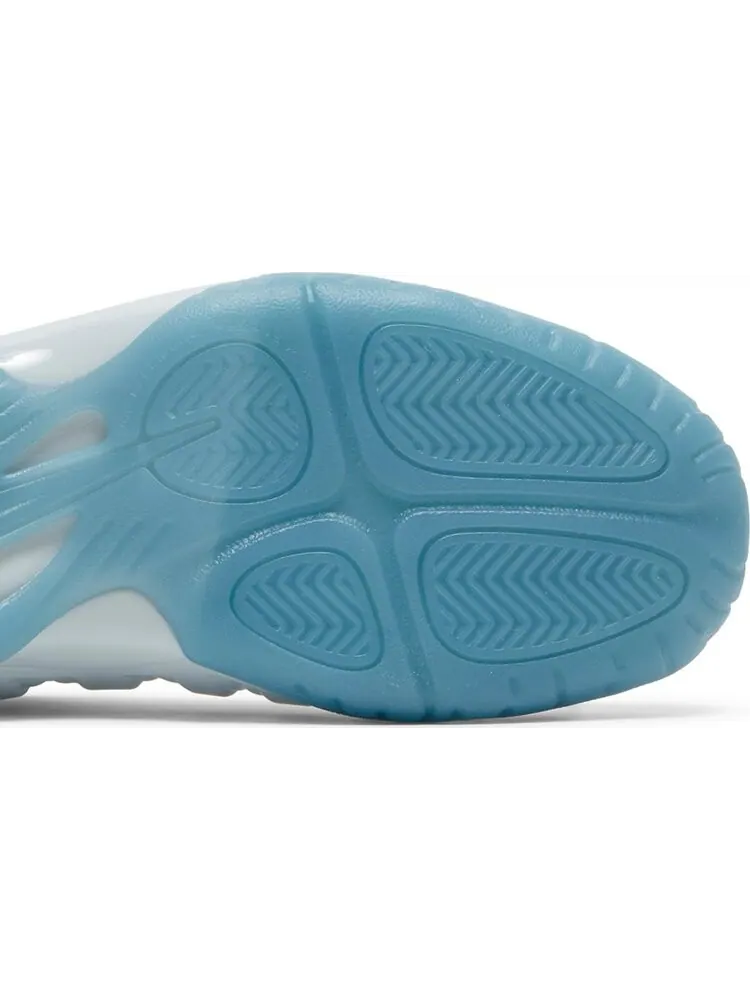 Кроссовки Nike Little Posite One GS 'Aura Worn Blue White' — изображение 5 из 8, белый