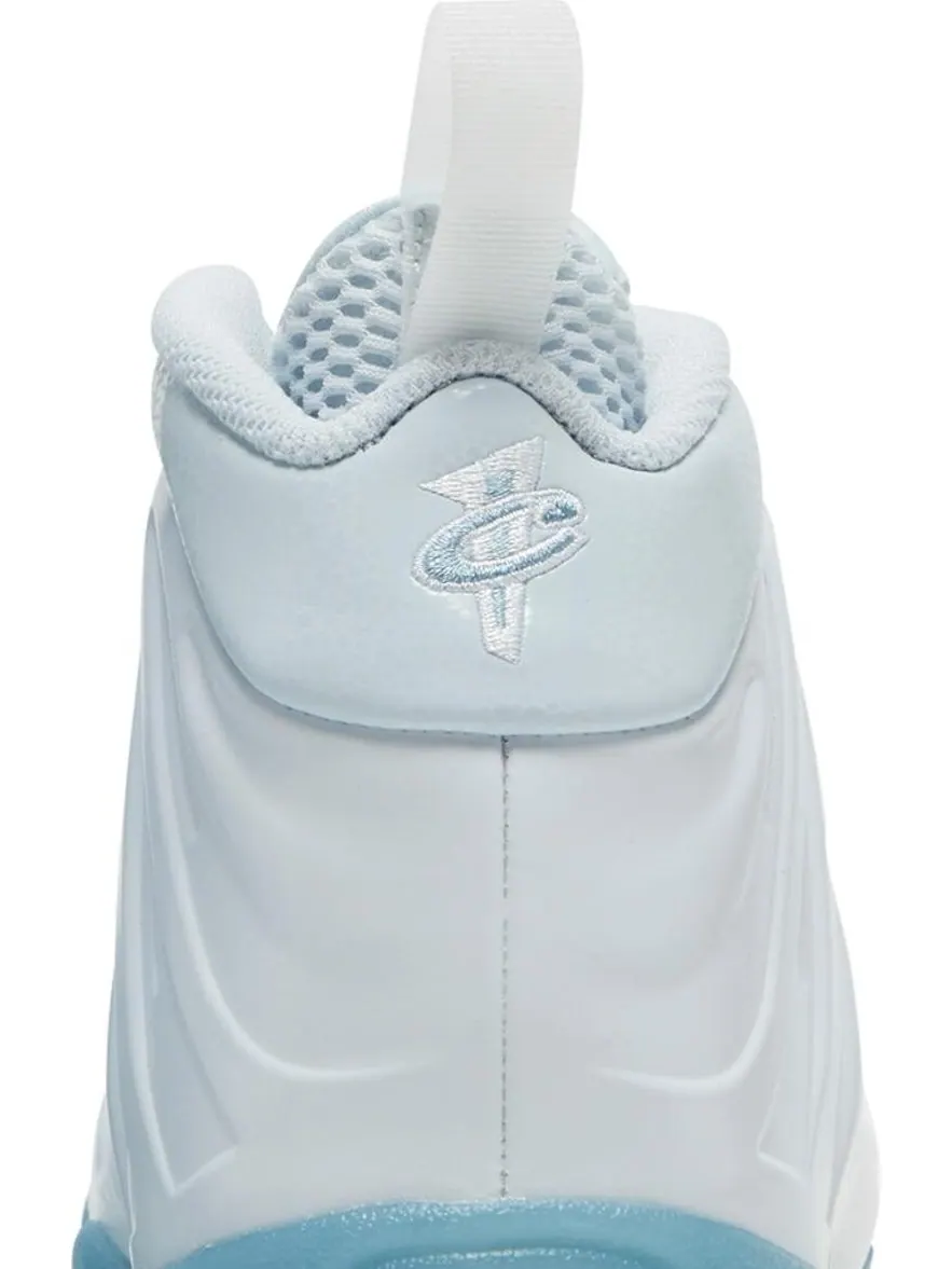 Кроссовки Nike Little Posite One GS 'Aura Worn Blue White' — изображение 7 из 8, белый
