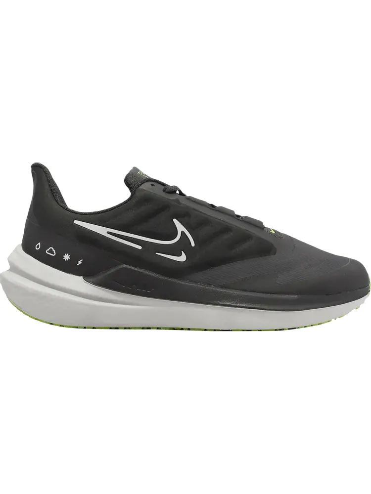 Кроссовки Nike Air Winflo 9 Shield 'Black White Volt' — изображение 1 из 1, черный