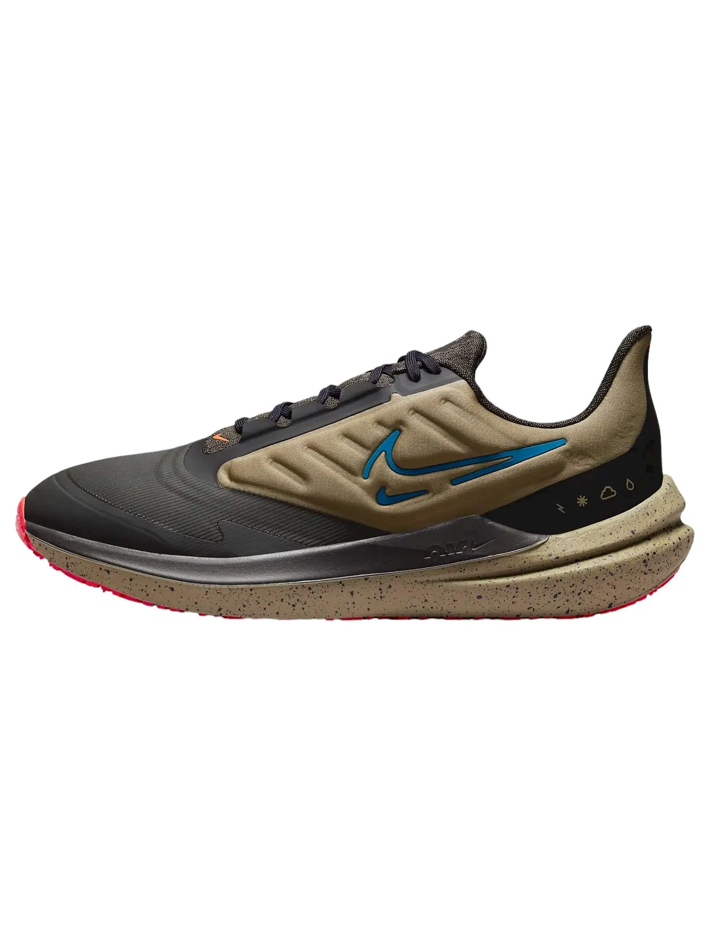Кроссовки Nike Air Winflo 9 Shield — изображение 1 из 7, зеленый
