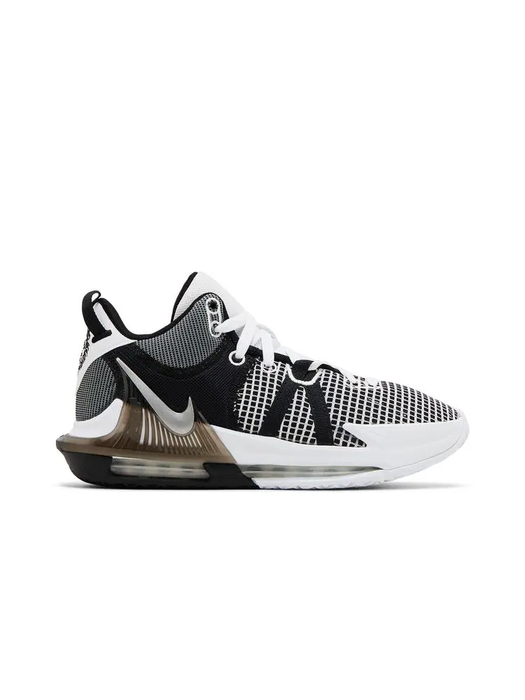 Кроссовки LeBron Witness 7 EP 'White Black' — изображение 1 из 8, белый черный