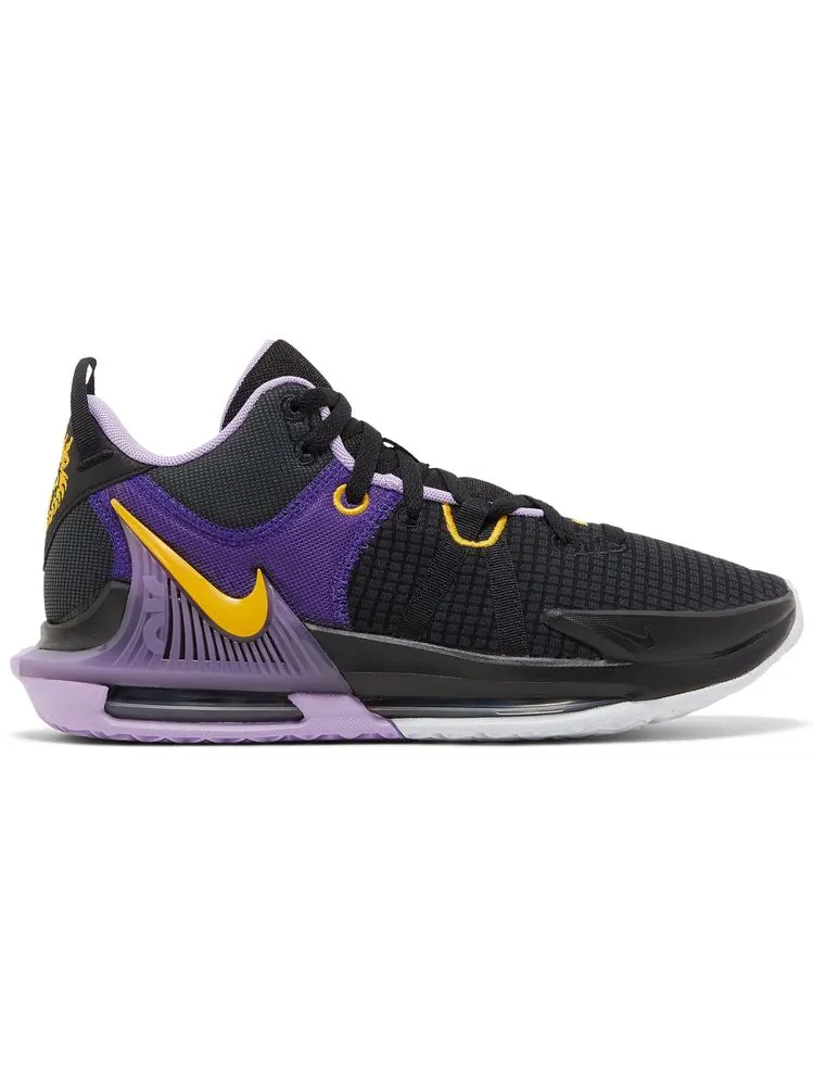 Кроссовки Nike LeBron Witness 7 'Lakers' — изображение 1 из 8, фиолетовый