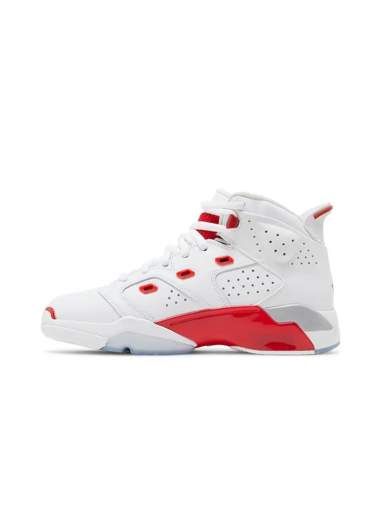 Кроссовки Jordan 6-17-23 GS 'White Fire Red' — изображение 3 из 8, белый красный