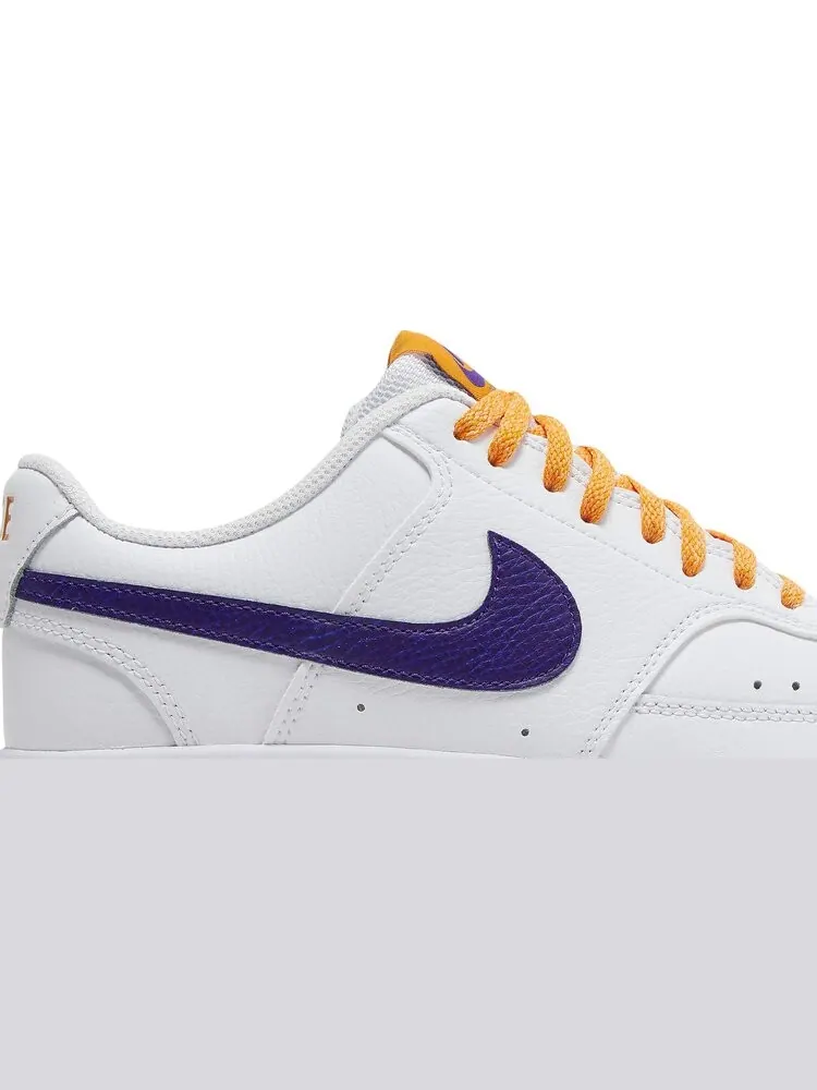 Кроссовки Nike Court Vision Low 'White Electro Purple' — изображение 2 из 8, белый