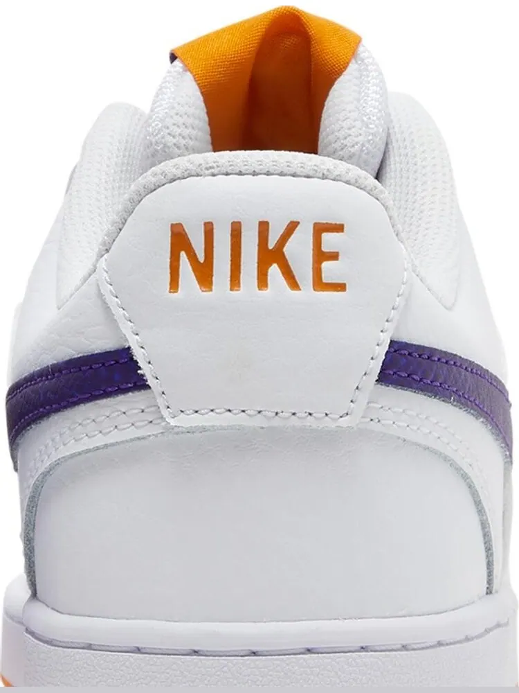Кроссовки Nike Court Vision Low 'White Electro Purple' — изображение 7 из 8, белый