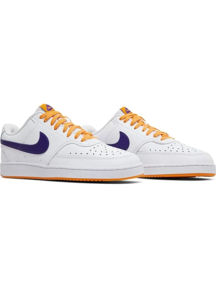 Кроссовки Nike Court Vision Low 'White Electro Purple' — изображение 8 из 8, белый