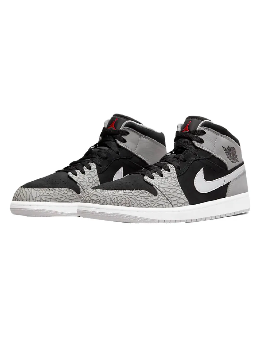 Кроссовки Air Jordan 1 Mid SE — изображение 2 из 9, черный/серый
