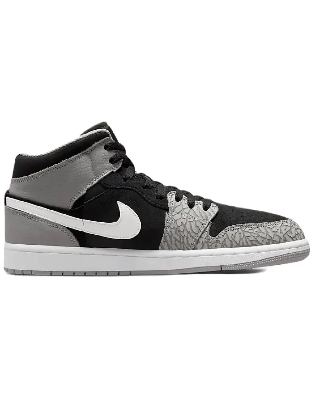 Кроссовки Air Jordan 1 Mid SE — изображение 5 из 9, черный/серый