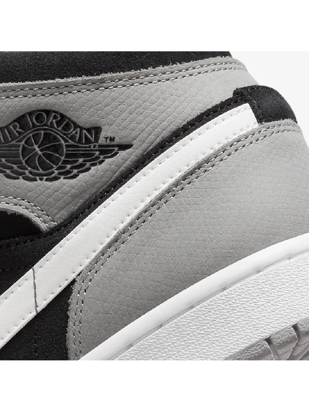 Кроссовки Air Jordan 1 Mid SE — изображение 8 из 9, черный/серый