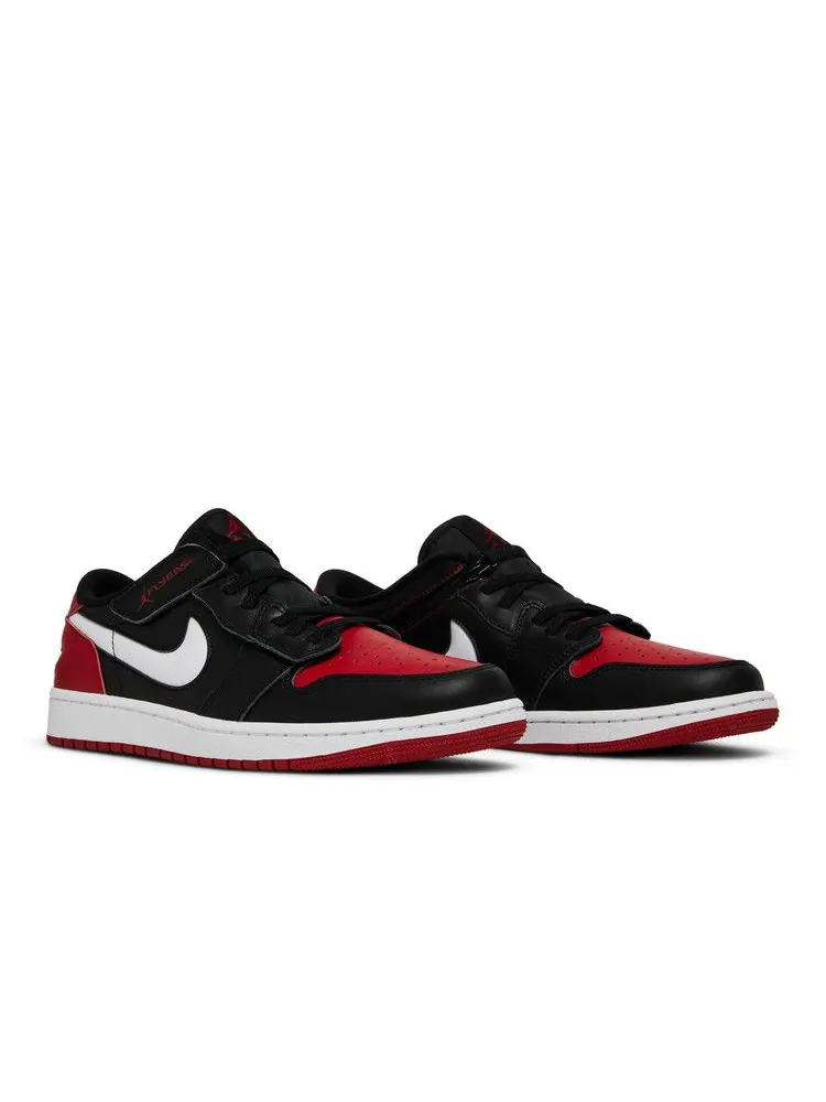 Кроссовки Air Jordan Air Jordan 1 Low FlyEase 'Alternate Bred Toe' — изображение 9 из 9, черный/красный/белый