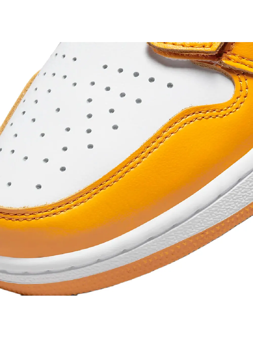 Кроссовки Nike Air Jordan 1 Low в желто-черно-белой расцветке — изображение 10 из 10, желтый