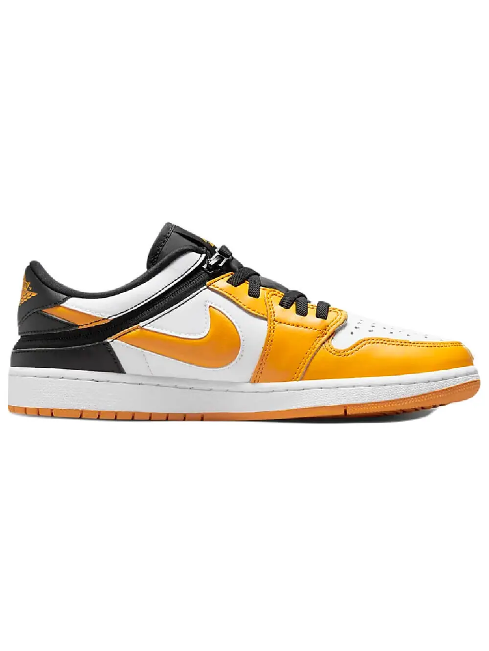 Кроссовки Nike Air Jordan 1 Low в желто-черно-белой расцветке — изображение 5 из 10, желтый