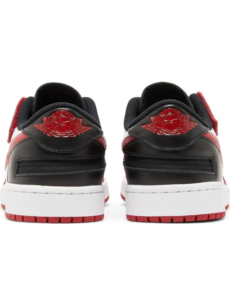 Кроссовки Air Jordan 1 Low FlyEase White Gym Red — изображение 6 из 8, белый