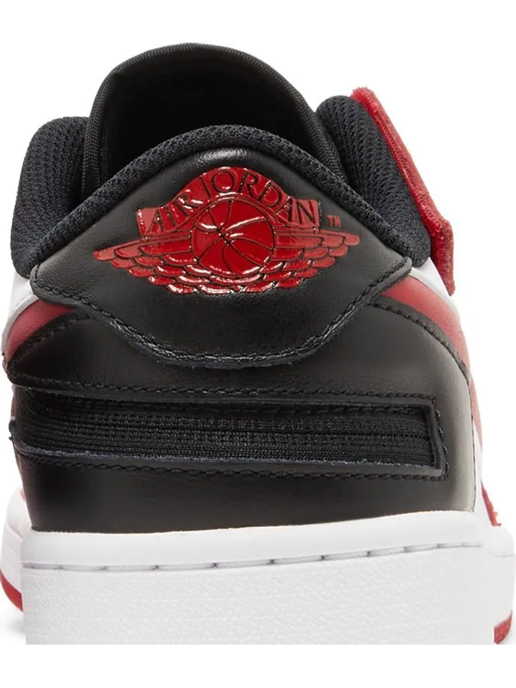 Кроссовки Air Jordan 1 Low FlyEase White Gym Red — изображение 7 из 8, белый