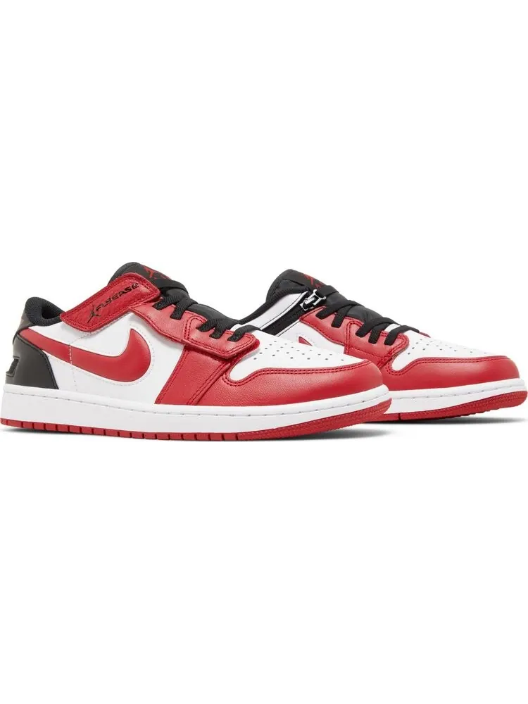 Кроссовки Air Jordan 1 Low FlyEase White Gym Red — изображение 8 из 8, белый